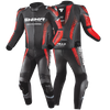 SPODNIE MOTOCYKLOWE | SHIMA STR 2.0 RED | MĘSKIE SKÓRZANE SPORTOWE + GRATIS