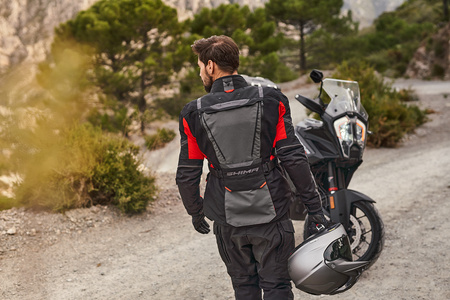 KURTKA MOTOCYKLOWA | SHIMA HERO 2.0 RED | MĘSKA TURYSTYCZNA DŁUGA + GRATIS