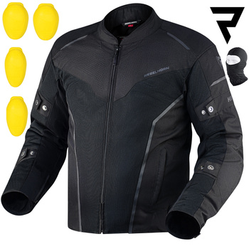 KURTKA MOTOCYKLOWA | REBELHORN HIFLOW IV| TEKSTYLNA WODOODPORNA + GRATISY