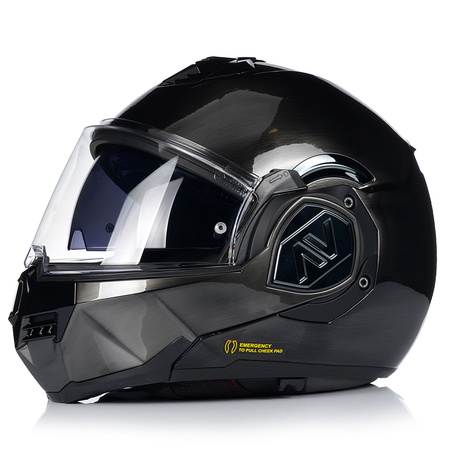 KASK MOTOCYKLOWY | LS2 FF906 ADVANT JEANS | SZCZĘKOWY + PINLOCK + PLECAK