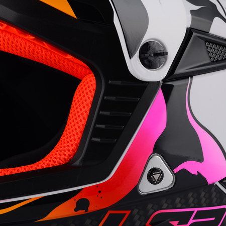 KASK MOTOCYKLOWY LS2 MX708 FAST II WASH BIAŁY LEKKI ENDURO CROSS QUAD ATV