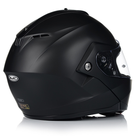 KASK MOTOCYKLOWY | HJC C91 MATT BLACK | SZCZĘKOWY SYSTEM PINLOCK + BLENDA