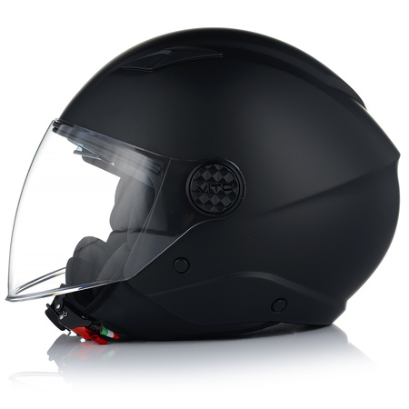KASK MOTOCYKLOWY OTWARTY VITO SARENTA Z BLENDĄ + INTERKOM VITO BLUETOOTH