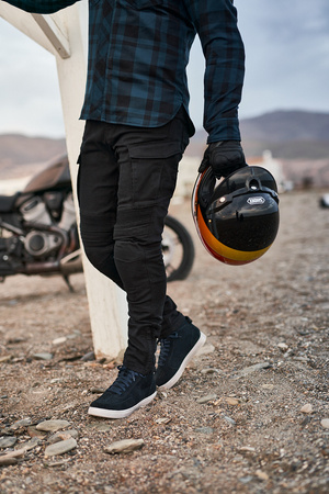 SPODNIE MOTOCYKLOWE | SHIMA GIRO 2.0 | MĘSKIE JEANSY + OCHRANIACZE + GRATIS