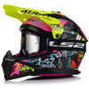 KASK MOTOCYKLOWY | LS2 MX708 FAST II + GOGLE | LEKKI ENDURO CROSS QUAD ATV
