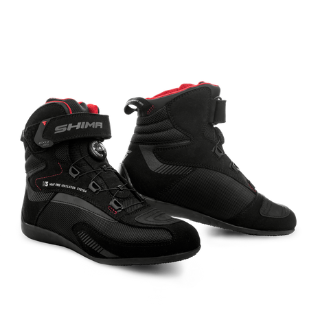 BUTY MOTOCYKLOWE SHIMA EXO VENTED "ATOP" KRÓTKIE DAMSKIE CZARNE + GRATISY