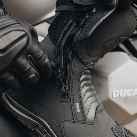 BUTY MOTOCYKLOWE | OZONE RAPID | TURYSTYCZNE SKÓRZANE WODOODPORNE + GRATIS
