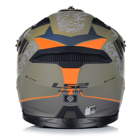 KASK MOTOCYKLOWY 4w1 LS2 OF606 DEVOR ODPINANA SZCZĘKA + DASZEK + 2x SZYBA