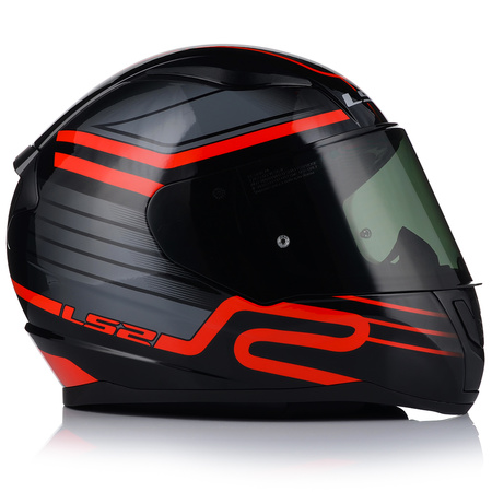 KASK MOTOCYKLOWY LS2 FF353 RAPID II CIRCUIT ECE 22.06 + PRZYCIEMNIANA SZYBA