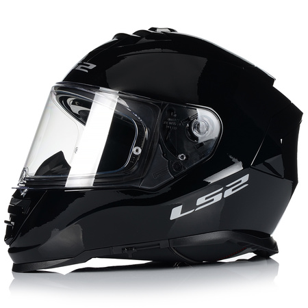 KASK MOTOCYKLOWY LS2 FF800 STORM II SOLID + PINLOCK + BLENDA ECER 22.06
