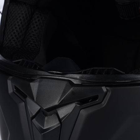 KASK MOTOCYKLOWY | VITO DUOMO MATT BLACK | INTEGRALNY CZARNY MATT