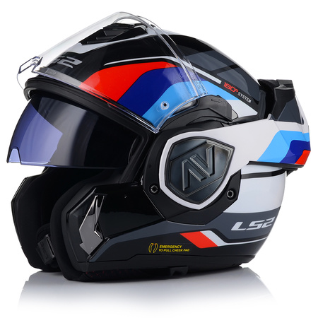 KASK LS2 FF906 ADVANT SPORT BLACK BLUE RED 06