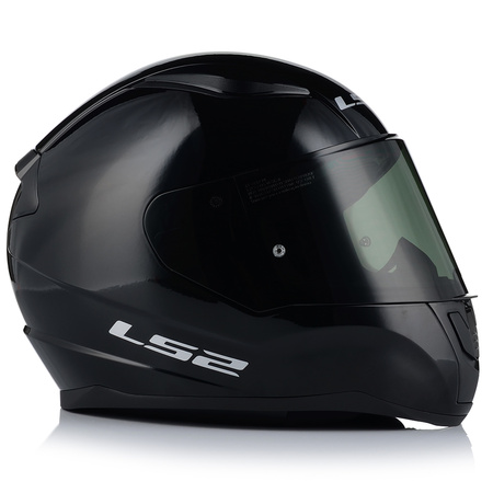 KASK MOTOCYKLOWY LS2 FF353 RAPID II CZARNY POŁYSK ECE 22.06 + CIEMNA SZYBA