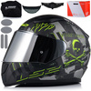 KASK MOTOCYKLOWY LS2 FF353 RAPID II PIRATES ECE 22.06 + LUSTRZANA SZYBA