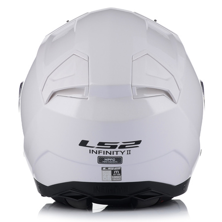 OTWARTY KASK MOTOCYKLOWY LS2 OF603 BIAŁY POŁYSK + PINLOCK ANTYPARA + BLENDA