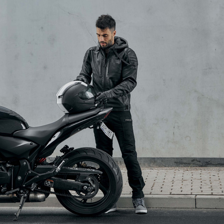 KURTKA MOTOCYKLOWA | REBELHORN IMPALA | MĘSKA SKÓRZANA CODZIENNA + GRATIS