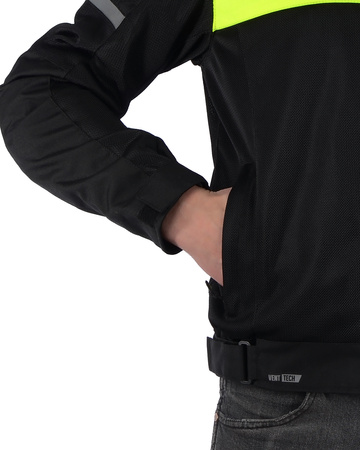 KURTKA MOTOCYKLOWA | OZONE DART FLUO | TEKSTYLNA MĘSKA