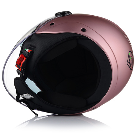 KASK MOTOCYKLOWY OTWARTY | VITO SARENTA DAMSKI | SKUTER CHOPPER + BLENDA