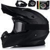 KASK MOTOCYKLOWY | VITO TIVOLI MATT | OFF-ROAD ENDURO CROSS QUAD ATV + GOGLE