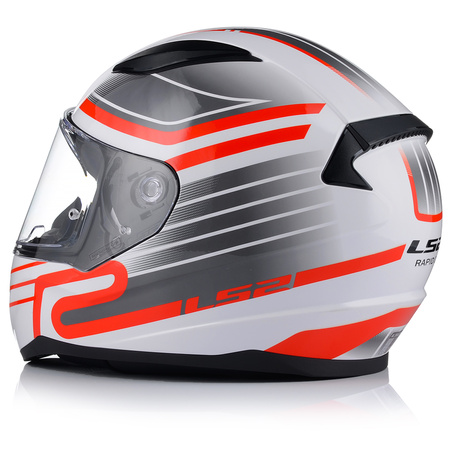 KASK MOTOCYKLOWY LS2 FF353 RAPID II CIRCUIT ECE 22.06 + PRZYCIEMNIANA SZYBA