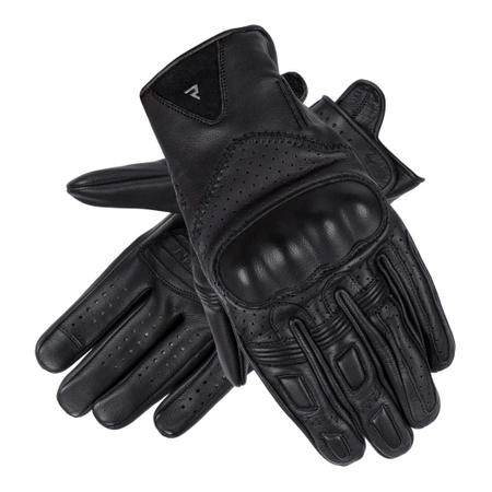 RĘKAWICE MOTOCYKLOWE | REBELHORN THUG II BLK | MĘSKIE WENTYLOWANE + GRATISY