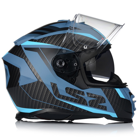 KASK MOTOCYKLOWY LS2 FF800 STORM II RACER + PINLOCK + BLENDA ECER 22.06