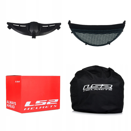 KASK MOTOCYKLOWY LS2 FF353 RAPID II SZARY MAT ECE 22.06 + CIEMNA SZYBA