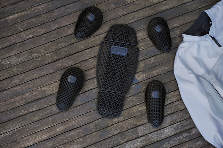 KURTKA MOTOCYKLOWA | SHIMA OPENAIR LADY GREY | DAMSKA LETNIA MESH + GRATIS