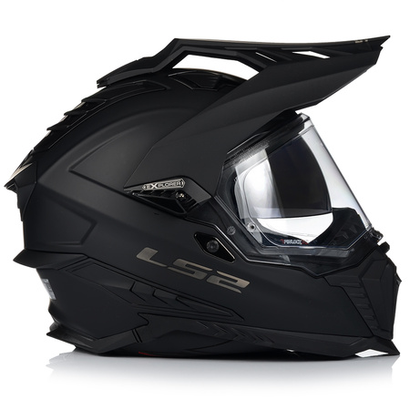 KASK MOTOCYKLOWY LS2 MX701 EXPLORER WŁÓKNO SZKLANE + PINLOCK + BLENDA 22.06