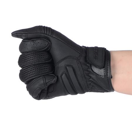 RĘKAWICE MOTOCYKLOWE | OZONE TOWN II | KRÓTKIE MIEJSKIE SKÓRZANE + GRATIS