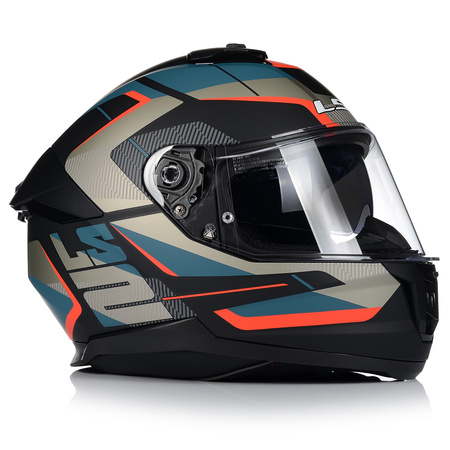 KASK MOTOCYKLOWY LS2 FF808 STREAM II ROAD KEVLAR SYSTEM PINLOCK + BLENDA