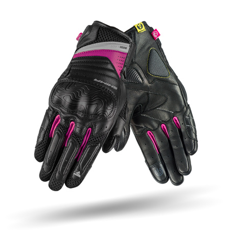 RĘKAWICE MOTOCYKLOWE | SHIMA RUSH LADY | KRÓTKIE DAMSKIE SKÓRA + GRATIS
