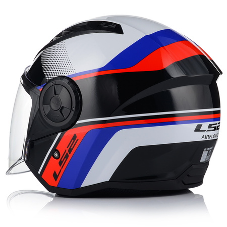 OTWARTY KASK MOTOCYKLOWY LS2 OF616 AIRFLOW II RUSH LEKKI NA SKUTER CHOPPER