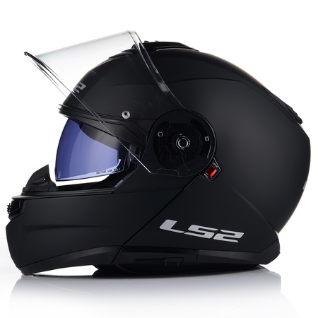 KASK MOTOCYKLOWY LS2 FF908 SZCZĘKOWY CZARNY MATT + INTERKOM VITO BLUETOOTH