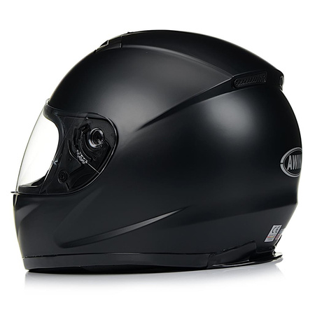 INTEGRALNY KASK MOTOCYKLOWY ZAMKNIĘTY NA MOTOR SKUTER AWINA MATOWY