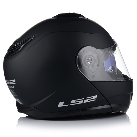 KASK MOTOCYKLOWY LS2 FF908 SZCZĘKOWY CZARNY MATT + INTERKOM VITO BLUETOOTH