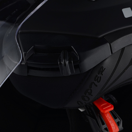 OTWARTY KASK MOTOCYKLOWY LS2 OF600 COOPTER II CZARNY MATT 22.06 + BLENDA