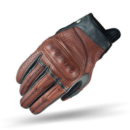 RĘKAWICE MOTOCYKLOWE | SHIMA CALIBER BROWN | MĘSKIE KLASYCZNE + GRATIS