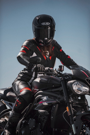 KURTKA MOTOCYKLOWA | REBELHORN REBEL LADY | DAMSKA SKÓRZANA SAS-TEC + GRATIS