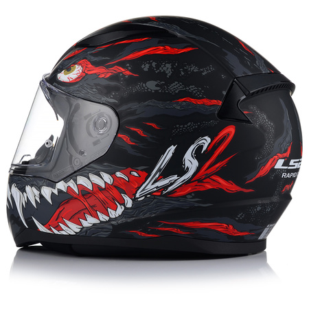 KASK MOTOCYKLOWY LS2 FF353 RAPID II KAIJU ECE 22.06 + CIEMNA SZYBA