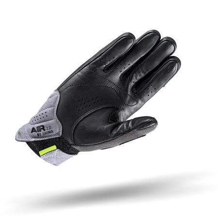 RĘKAWICE MOTOCYKLOWE SHIMA AIR 2.0 MEN SZARE KRÓTKIE MIEJSKIE + GRATISY