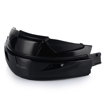 KASK MOTOCYKLOWY OTWARTY 2w1 AIROH EXECUTIVE BIAŁY ODPINANA SZCZĘKA +BLENDA