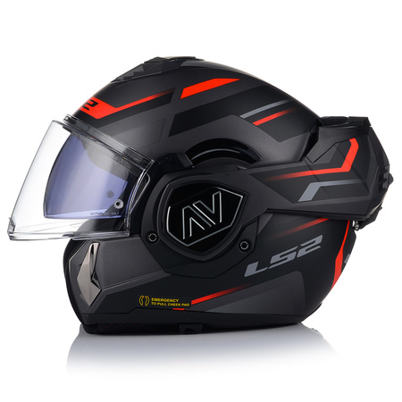 KASK MOTOCYKLOWY | LS2 FF906 ADVANT KUKA | SZCZĘKOWY + PINLOCK + PLECAK