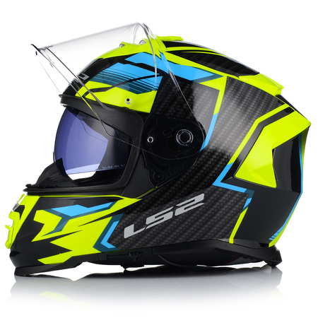 KASK MOTOCYKLOWY LS2 FF800 STORM II TRACKER + PINLOCK + BLENDA ECER 22.06