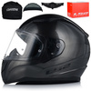 KASK MOTOCYKLOWY LS2 FF353 RAPID II JEANS TITANUM SYSTEM PINLOCK ECER 22.06