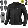 KURTKA MOTOCYKLOWA | SHIMA WINCHESTER 2.0 BLACK | DAMSKA SKÓRZANA + GRATIS