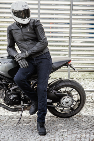 KURTKA MOTOCYKLOWA | SHIMA SHADOW TFL | MĘSKA SKÓRZANA KLASYCZNA + GRATIS