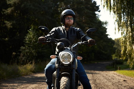 KURTKA MOTOCYKLOWA | REBELHORN RUNNER III TFL | MĘSKA SKÓRZANA  + GRATISY