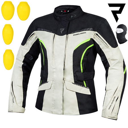 KURTKA MOTOCYKLOWA | REBELHORN HIKER III | TEKSTYLNA DAMSKA WODOODPORNA