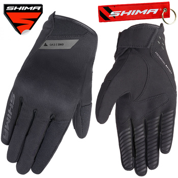 RĘKAWICE MOTOCYKLOWE | SHIMA ONE EVO | KRÓTKIE MIEJSKIE TEKSTYLNE + GRATISY
